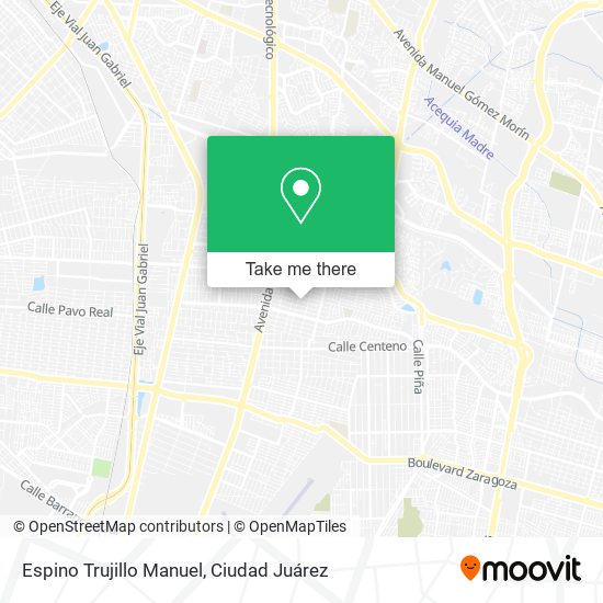 Espino Trujillo Manuel map