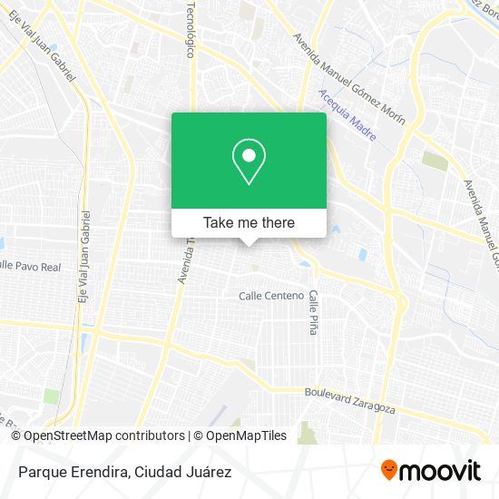 Mapa de Parque Erendira