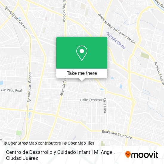 Mapa de Centro de Desarrollo y Cuidado Infantil Mi Angel