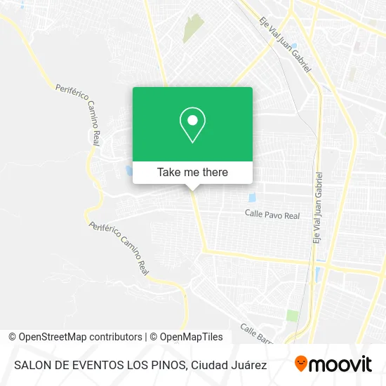 SALON DE EVENTOS LOS PINOS map