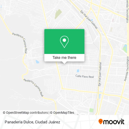 Panaderia Dulce map