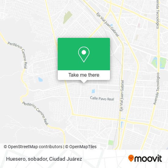 Mapa de Huesero, sobador
