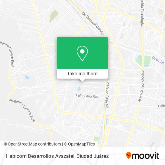 Habicom Desarrollos Avazatel map