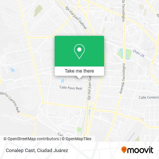 Mapa de Conalep Cast