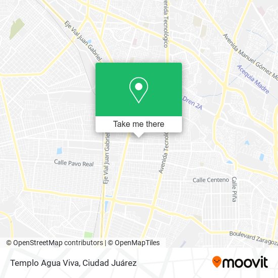 Templo Agua Viva map