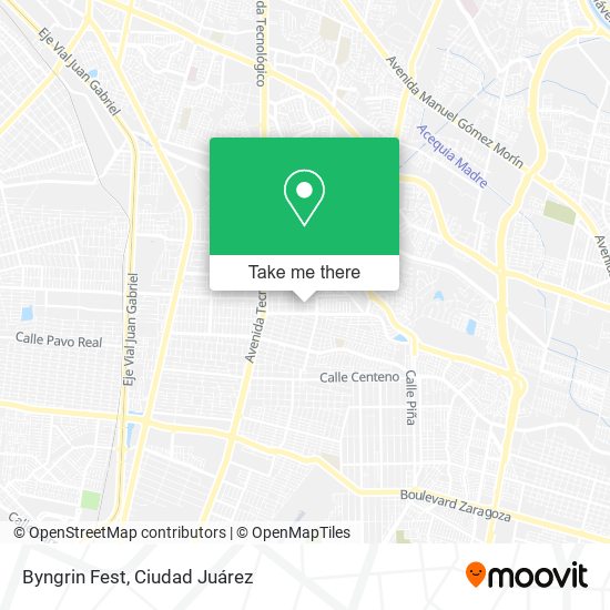 Mapa de Byngrin Fest