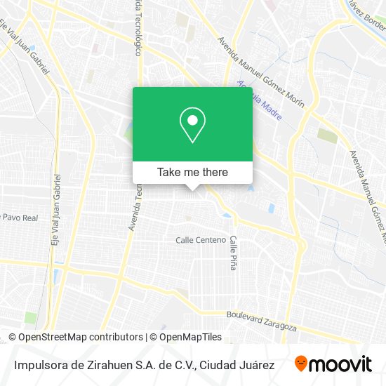 Impulsora de Zirahuen S.A. de C.V. map