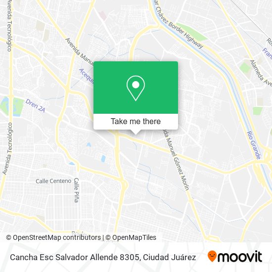Cancha Esc Salvador Allende 8305 map