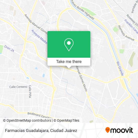 Farmacias Guadalajara map