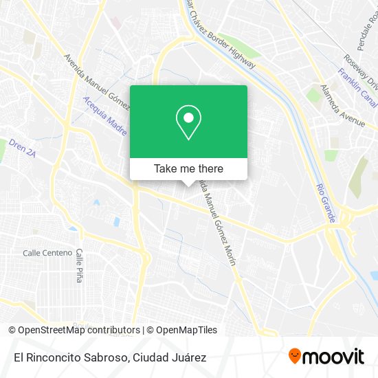 El Rinconcito Sabroso map