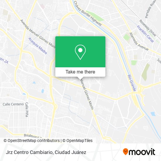 Jrz Centro Cambiario map
