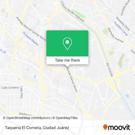 Taqueria El Cometa map