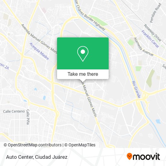 Auto Center map