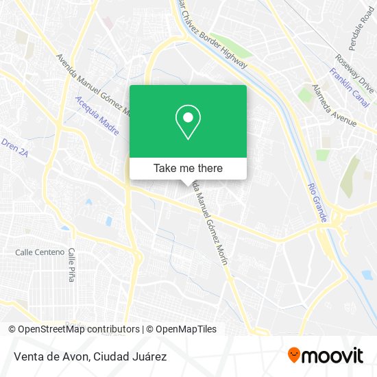 Mapa de Venta de Avon