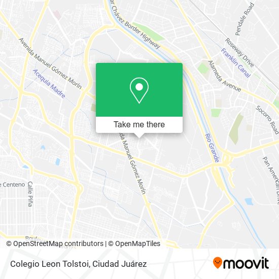 Colegio Leon Tolstoi map