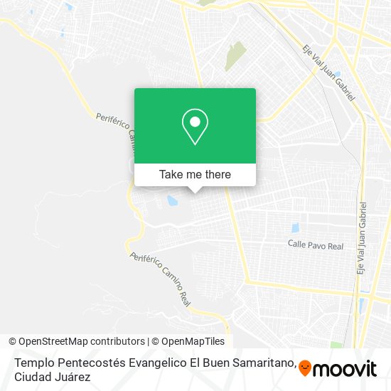 Templo Pentecostés Evangelico El Buen Samaritano map