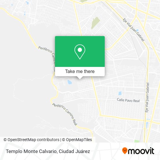 Mapa de Templo Monte Calvario