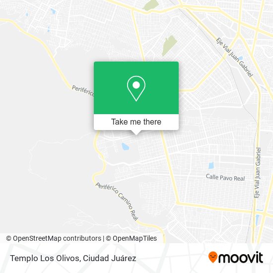 Templo Los Olivos map