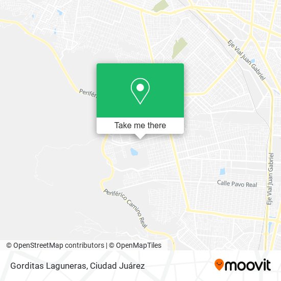 Gorditas Laguneras map