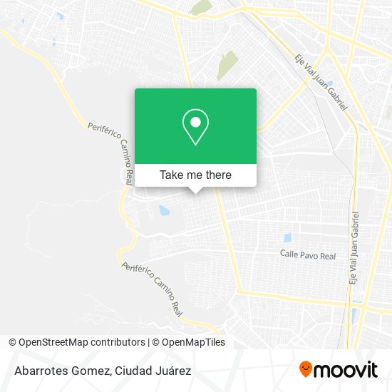 Mapa de Abarrotes Gomez