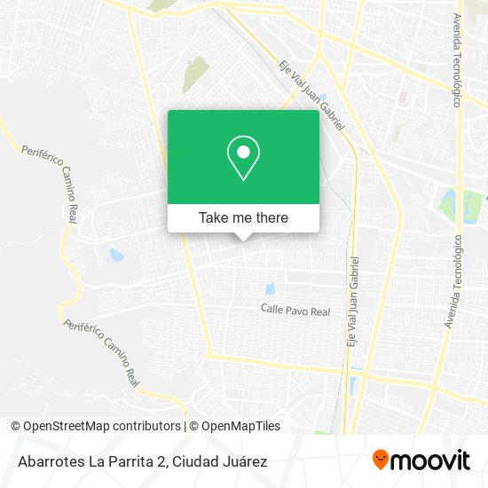 Abarrotes La Parrita 2 map