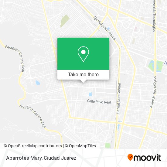 Abarrotes Mary map