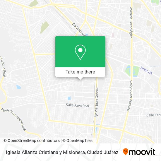 Mapa de Iglesia Alianza Cristiana y Misionera