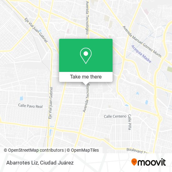 Abarrotes Liz map
