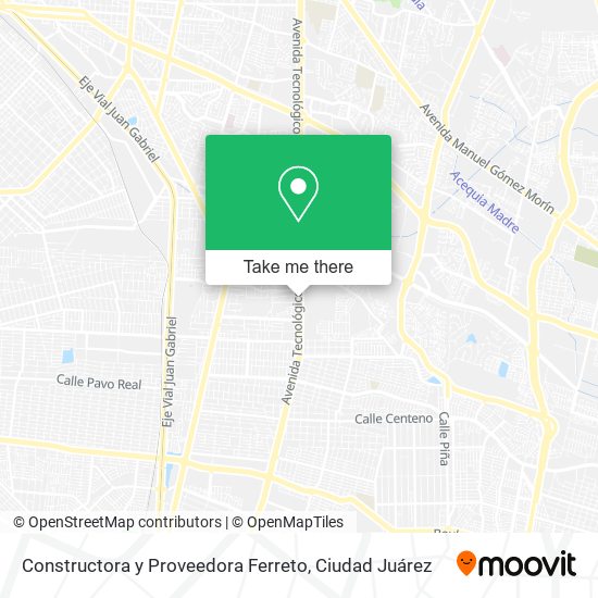 Constructora y Proveedora Ferreto map