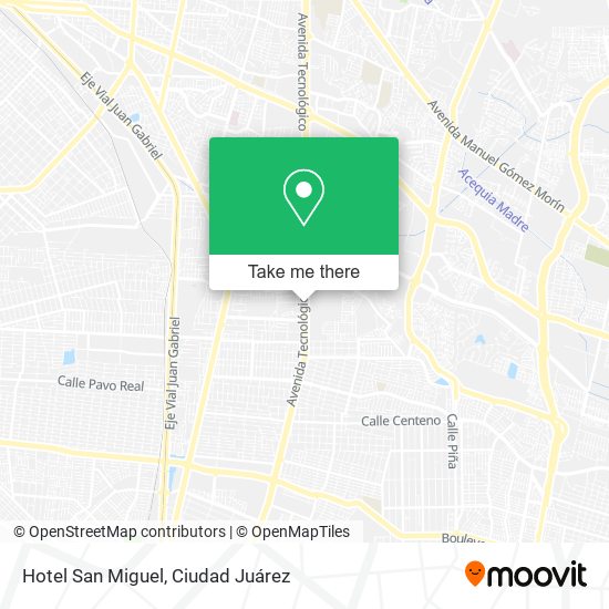 Hotel San Miguel map