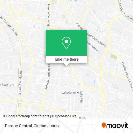 Parque Central map