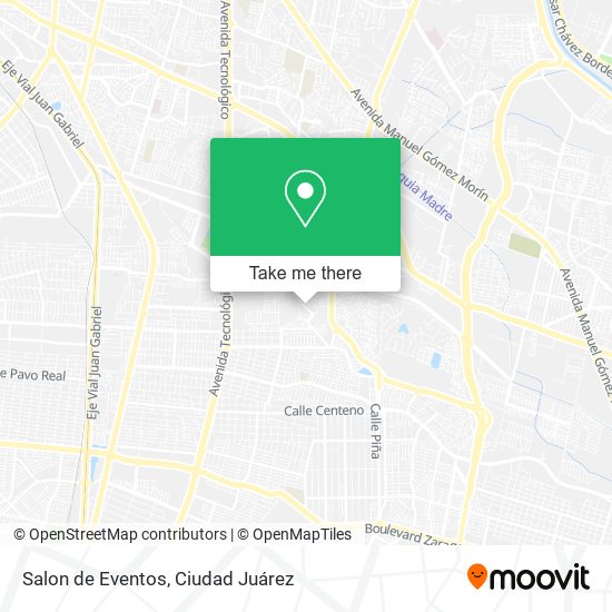 Salon de Eventos map