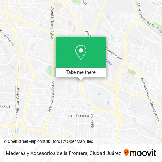 Maderas y Accesorios de la Frontera map