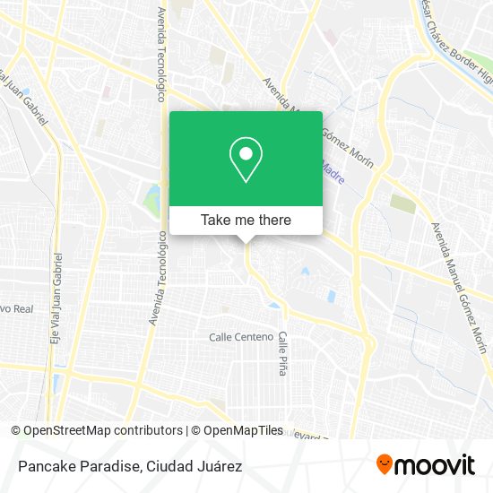 Pancake Paradise map