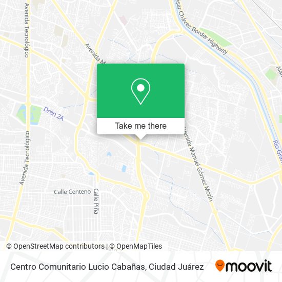 Centro Comunitario Lucio Cabañas map
