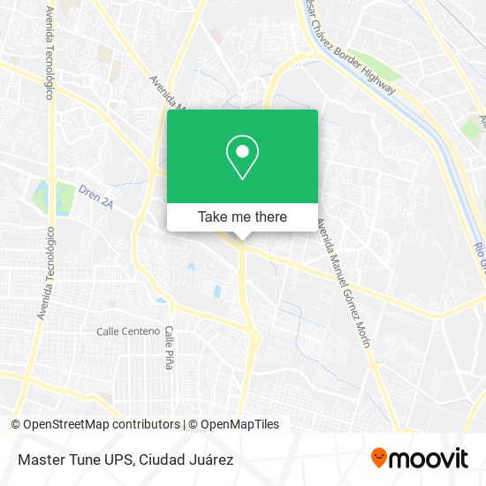 Mapa de Master Tune UPS