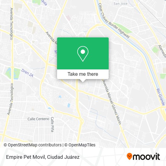 Empire Pet Movil map