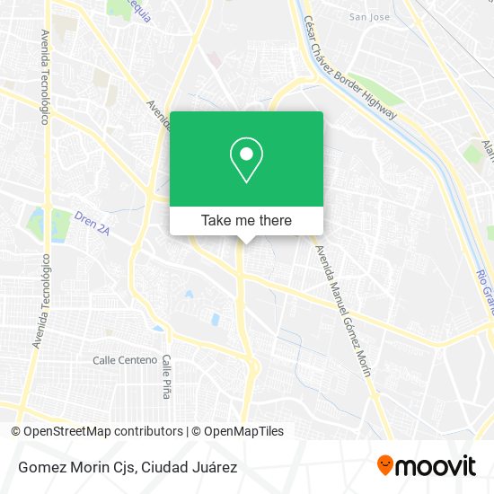 Mapa de Gomez Morin Cjs