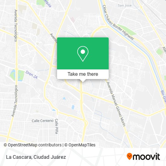 Mapa de La Cascara
