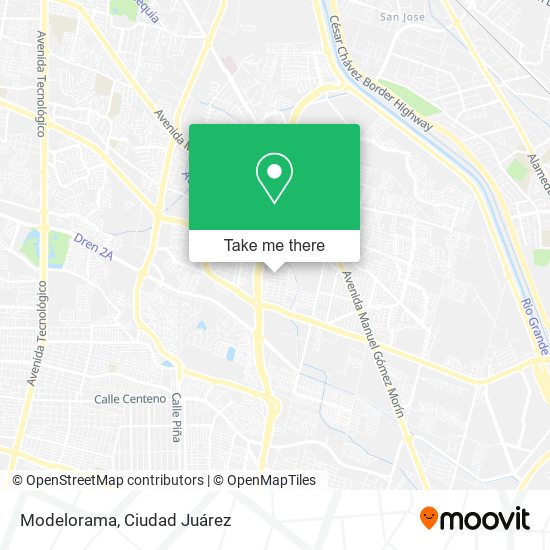 Mapa de Modelorama