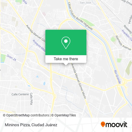 Mapa de Mininos Pizza