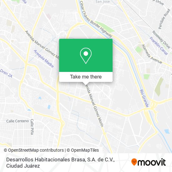 Desarrollos Habitacionales Brasa, S.A. de C.V. map