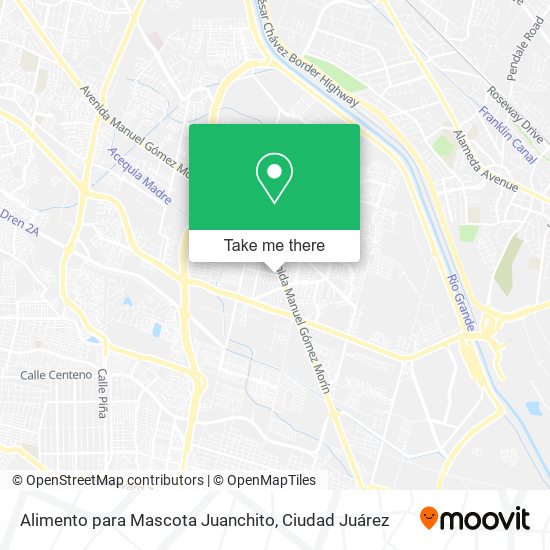 Alimento para Mascota Juanchito map