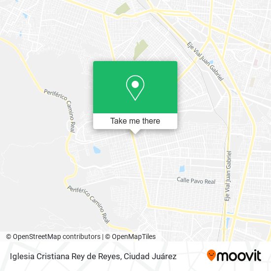 Iglesia Cristiana Rey de Reyes map