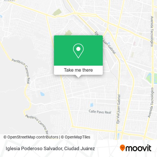 Iglesia Poderoso Salvador map