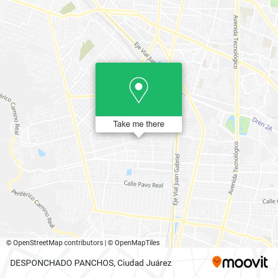 DESPONCHADO PANCHOS map