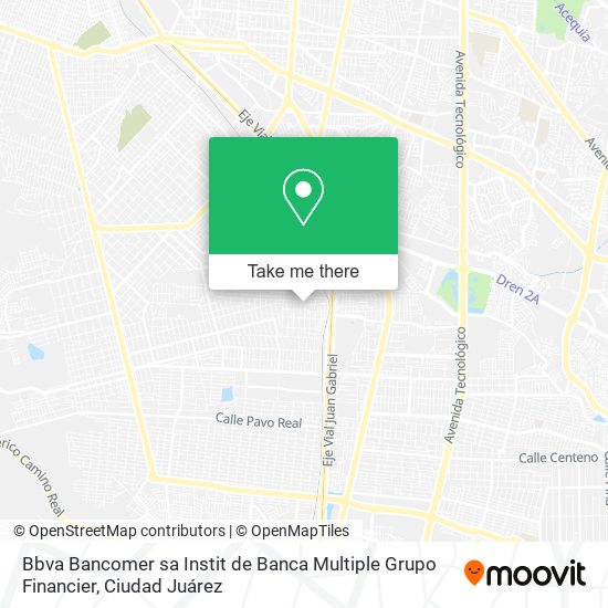 Bbva Bancomer sa Instit de Banca Multiple Grupo Financier map
