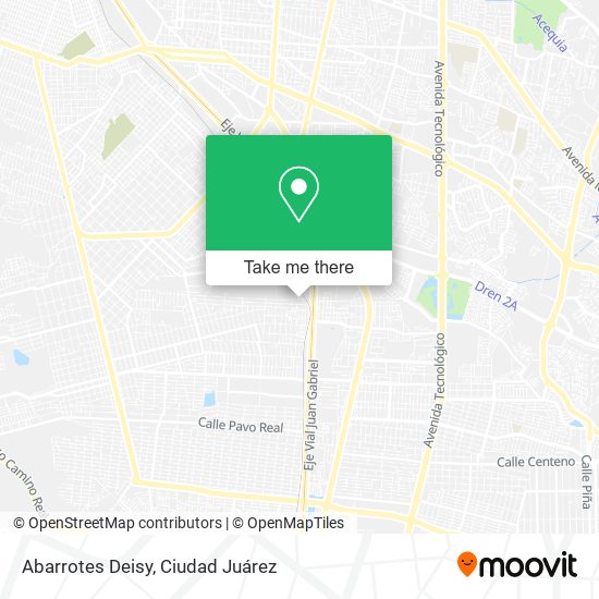 Abarrotes Deisy map