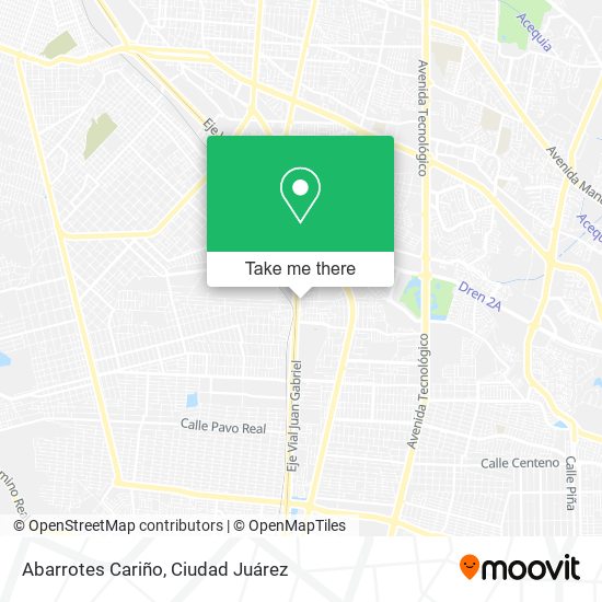 Abarrotes Cariño map