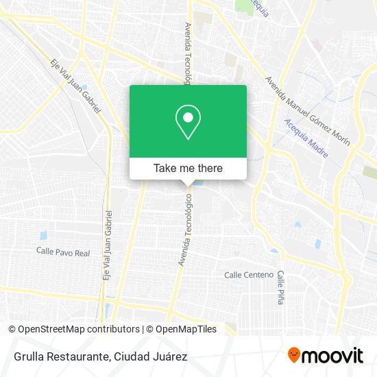 Grulla Restaurante map